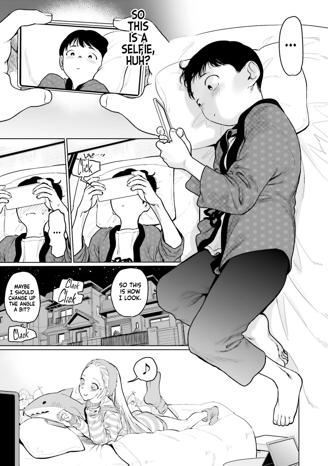 JC Sasha and Her Otaku Classmate Chapter 20.5 page 3 - Chapter 20.5: Exchanging LIME Info