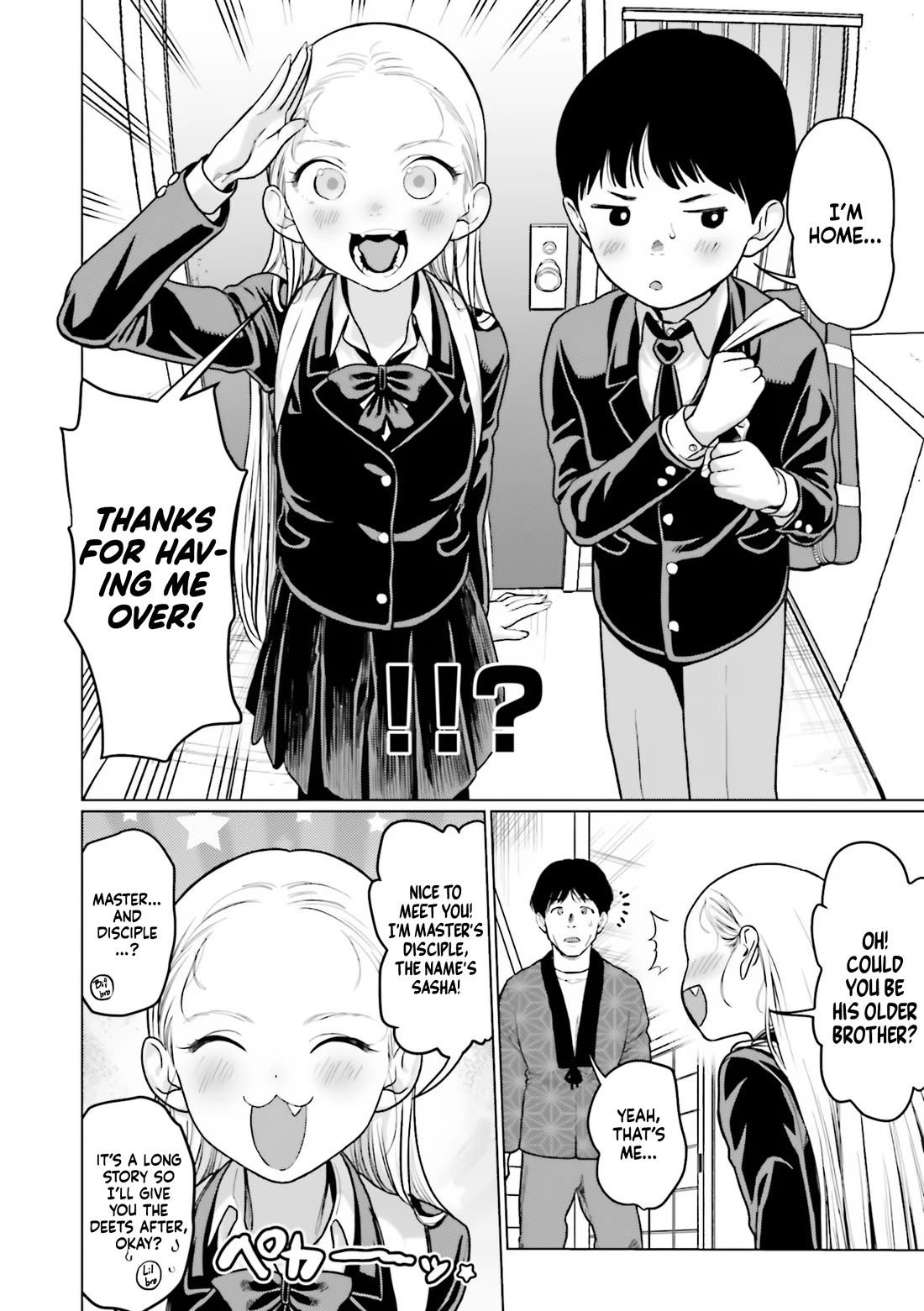 JC Sasha and Her Otaku Classmate Chapter 22.50 page 2 - Chapter 22.50: Let’s Go to My Master’s House! (Part 1)