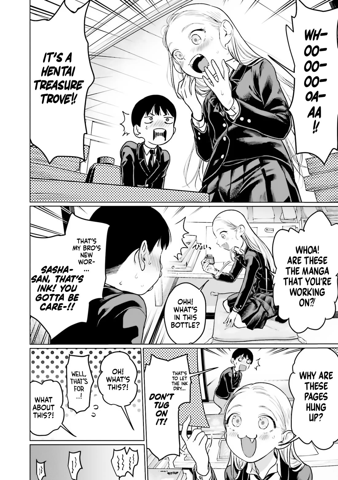 JC Sasha and Her Otaku Classmate Chapter 22.50 page 6 - Chapter 22.50: Let’s Go to My Master’s House! (Part 1)
