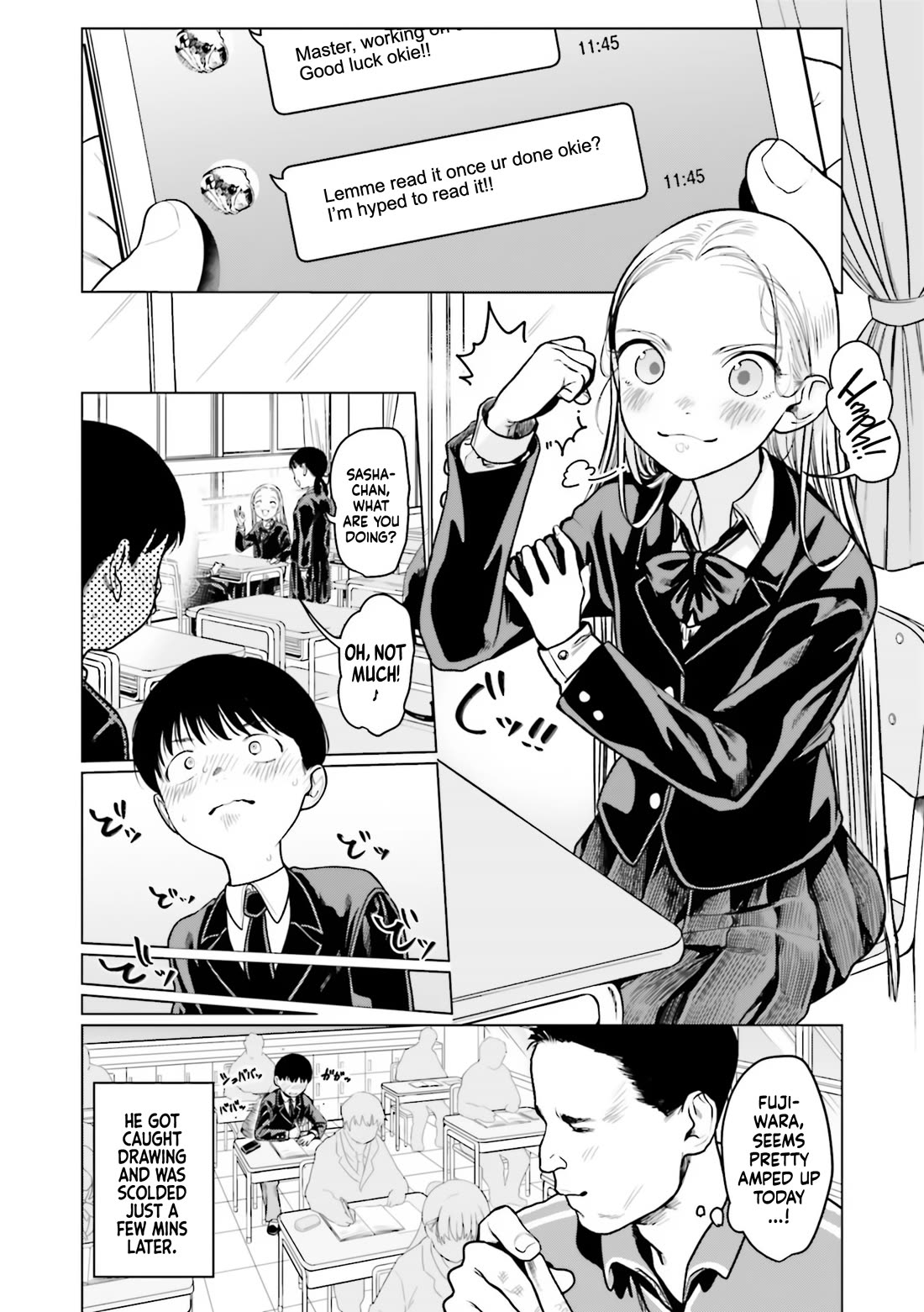 JC Sasha and Her Otaku Classmate Chapter 23 page 4 - Chapter 23: Do Your Best and Work Hard
