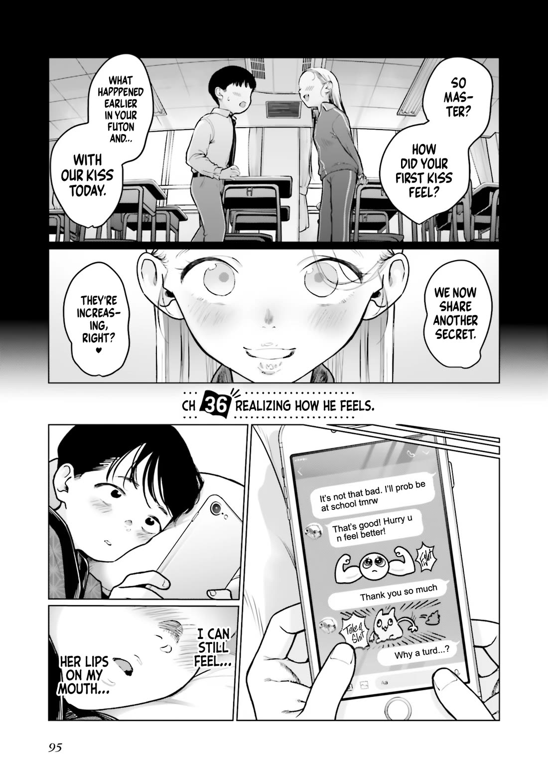 JC Sasha and Her Otaku Classmate Chapter 36 page 1 - Chapter 36: Realizing How He Feels.