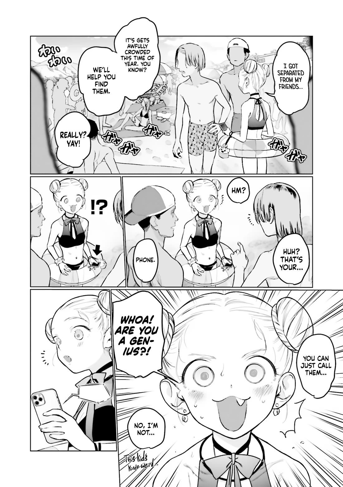 JC Sasha and Her Otaku Classmate Chapter 49 page 2 - Chapter 49: Getting Hit On.