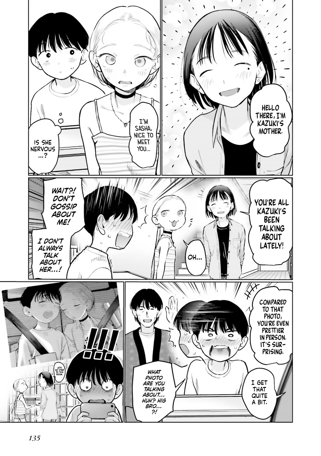 JC Sasha and Her Otaku Classmate Chapter 57 page 3 - Chapter 57: A Blonde-Haired, Blue-Eyed Girl Wearing a Kimono.