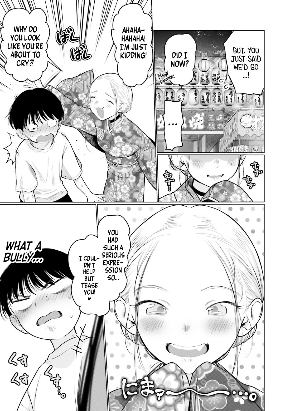 JC Sasha and Her Otaku Classmate Chapter 58 page 11 - Chapter 58: Stall Food at the Festival is So Yummy.