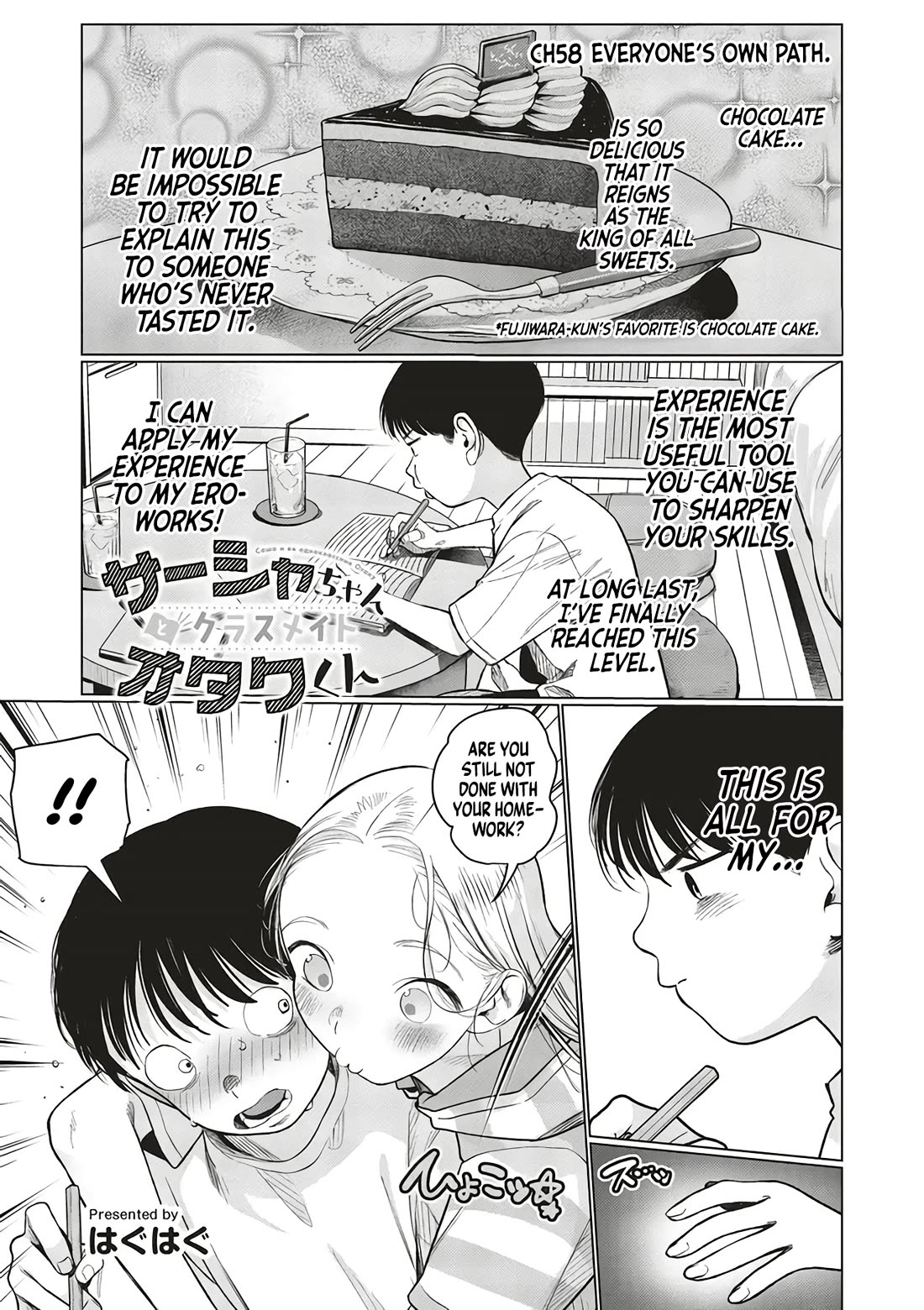 JC Sasha and Her Otaku Classmate Chapter 59 page 1 - Chapter 59: Everyone's Own Path.