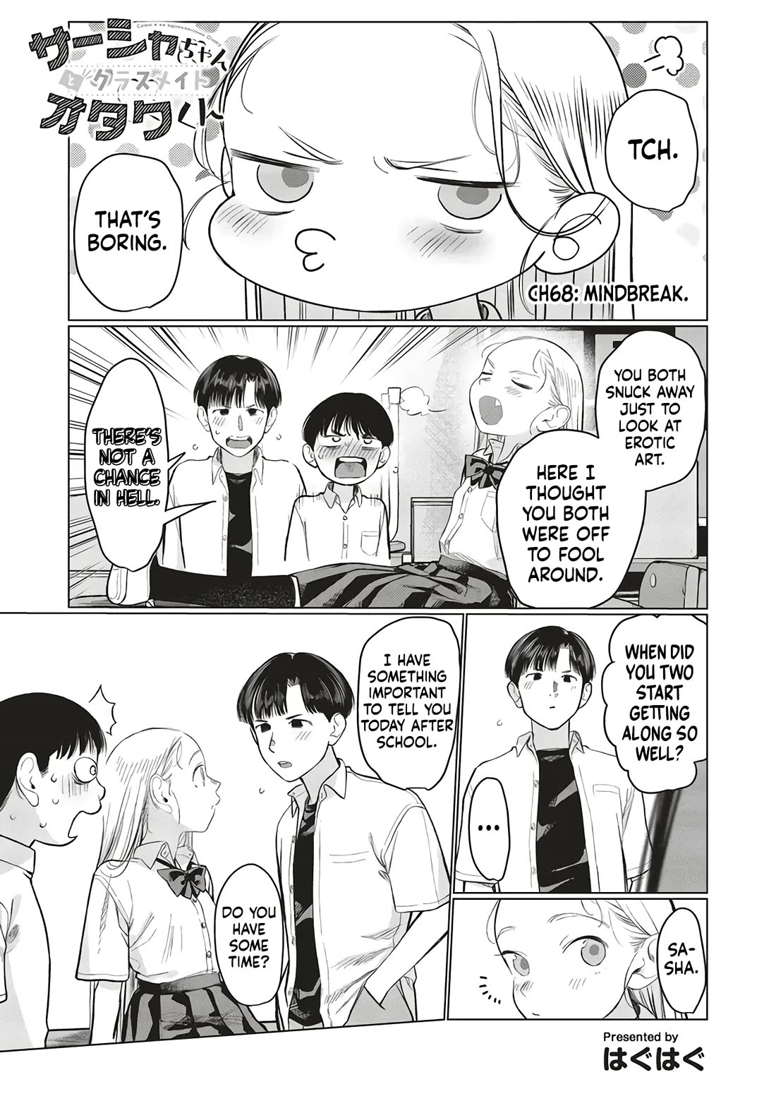 JC Sasha and Her Otaku Classmate Chapter 68 page 1 - Chapter 68: Mindbreak