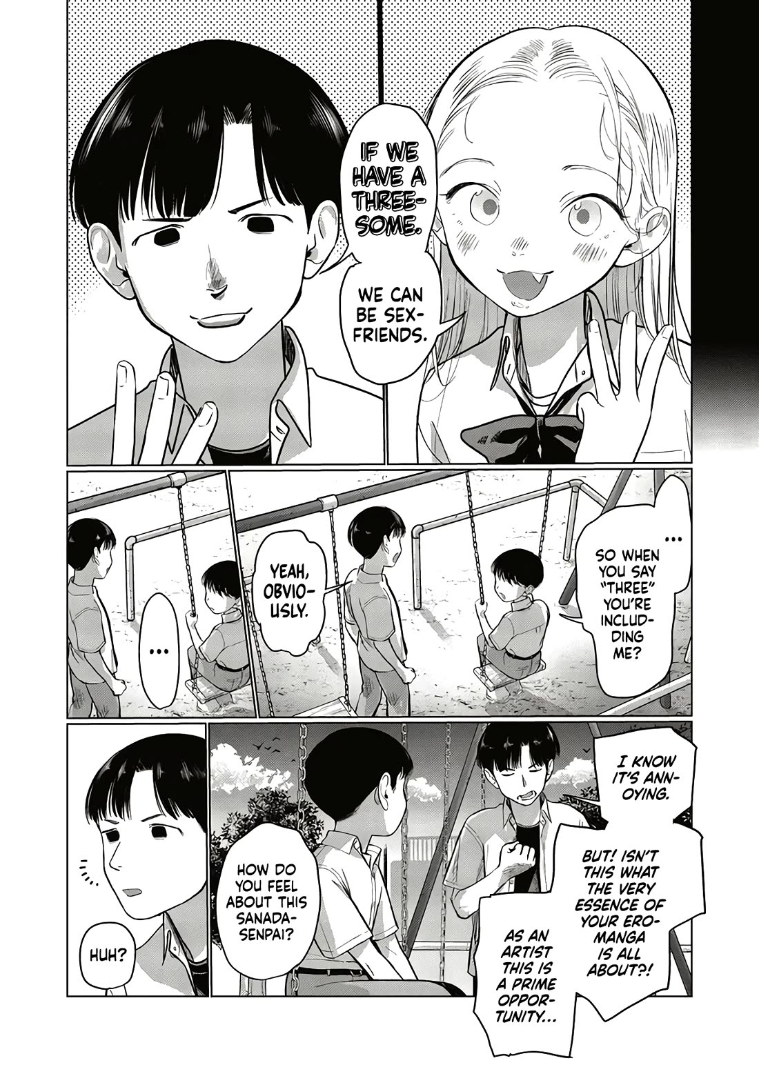 JC Sasha and Her Otaku Classmate Chapter 69 page 6 - Chapter 69: Threesome