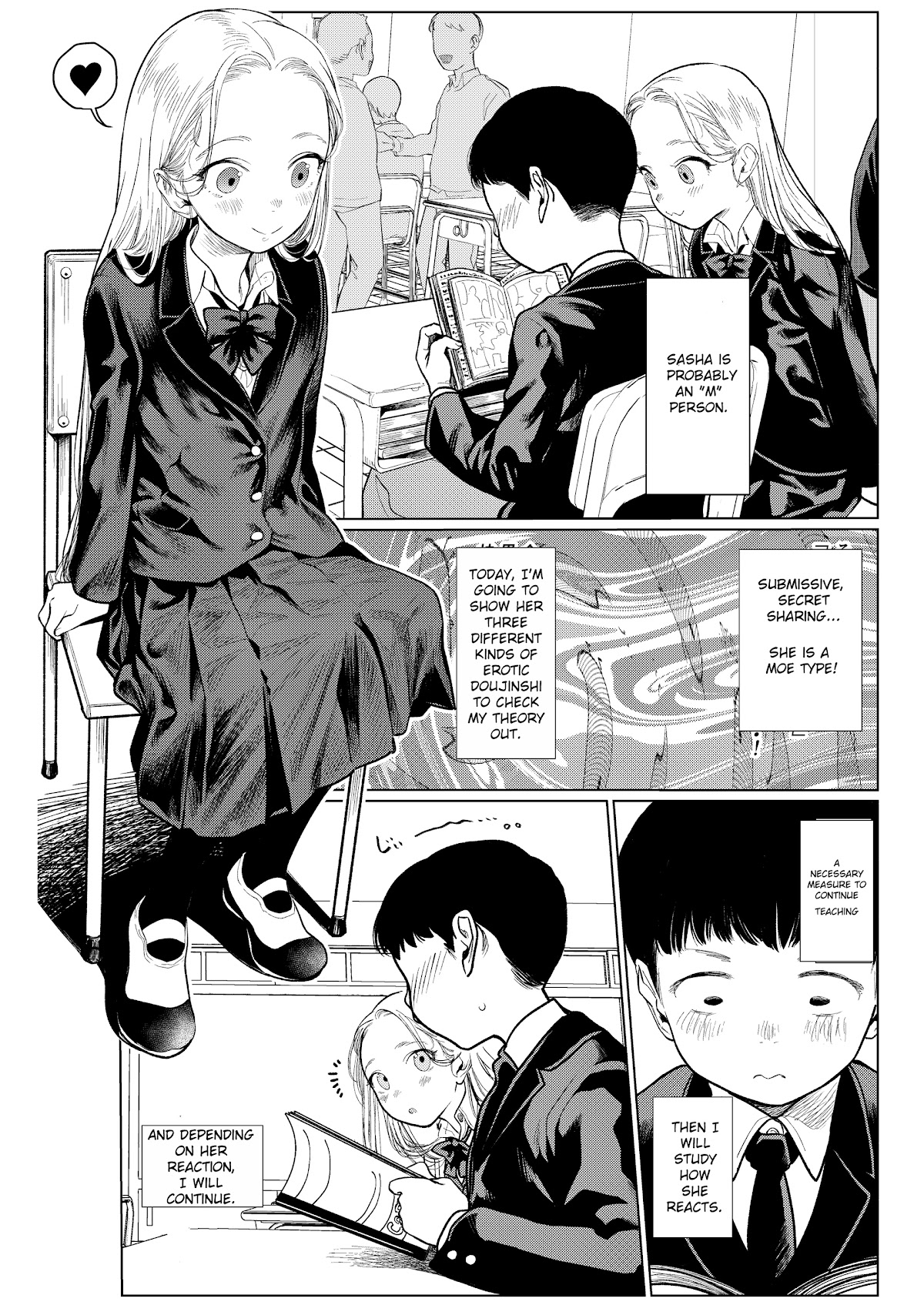 JC Sasha and Her Otaku Classmate Chapter 7 page 1 - Chapter 7
