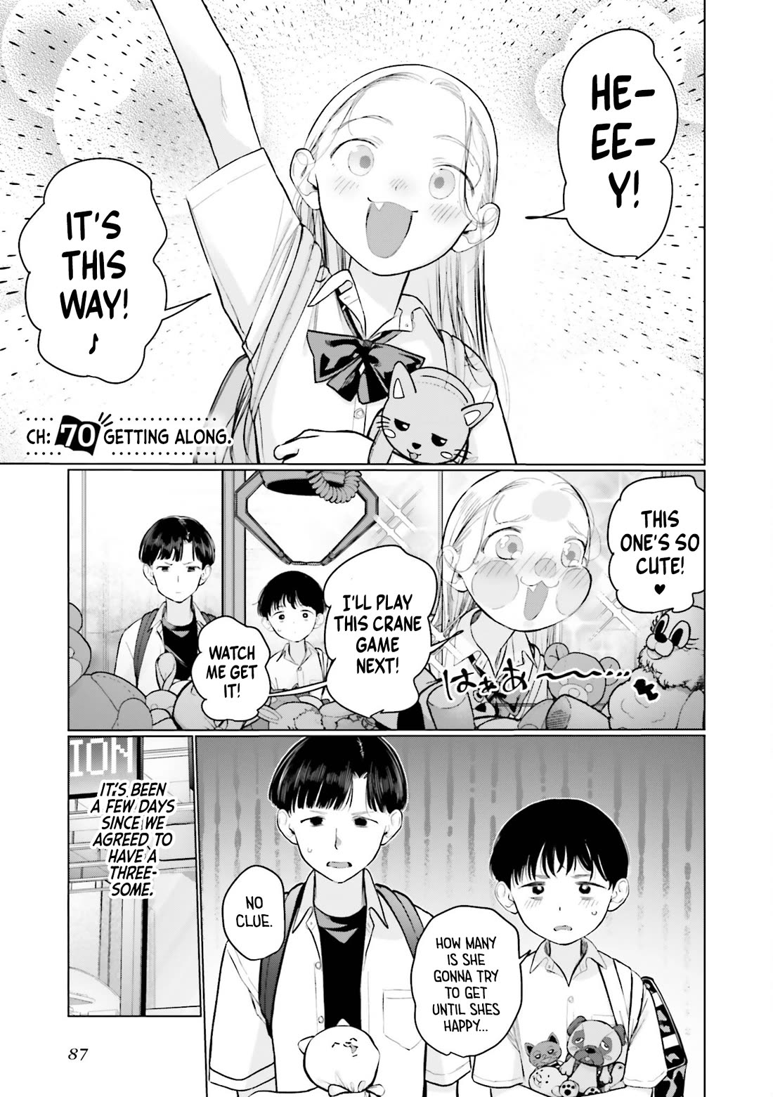 JC Sasha and Her Otaku Classmate Chapter 70 page 1 - Chapter 70: Getting Along.
