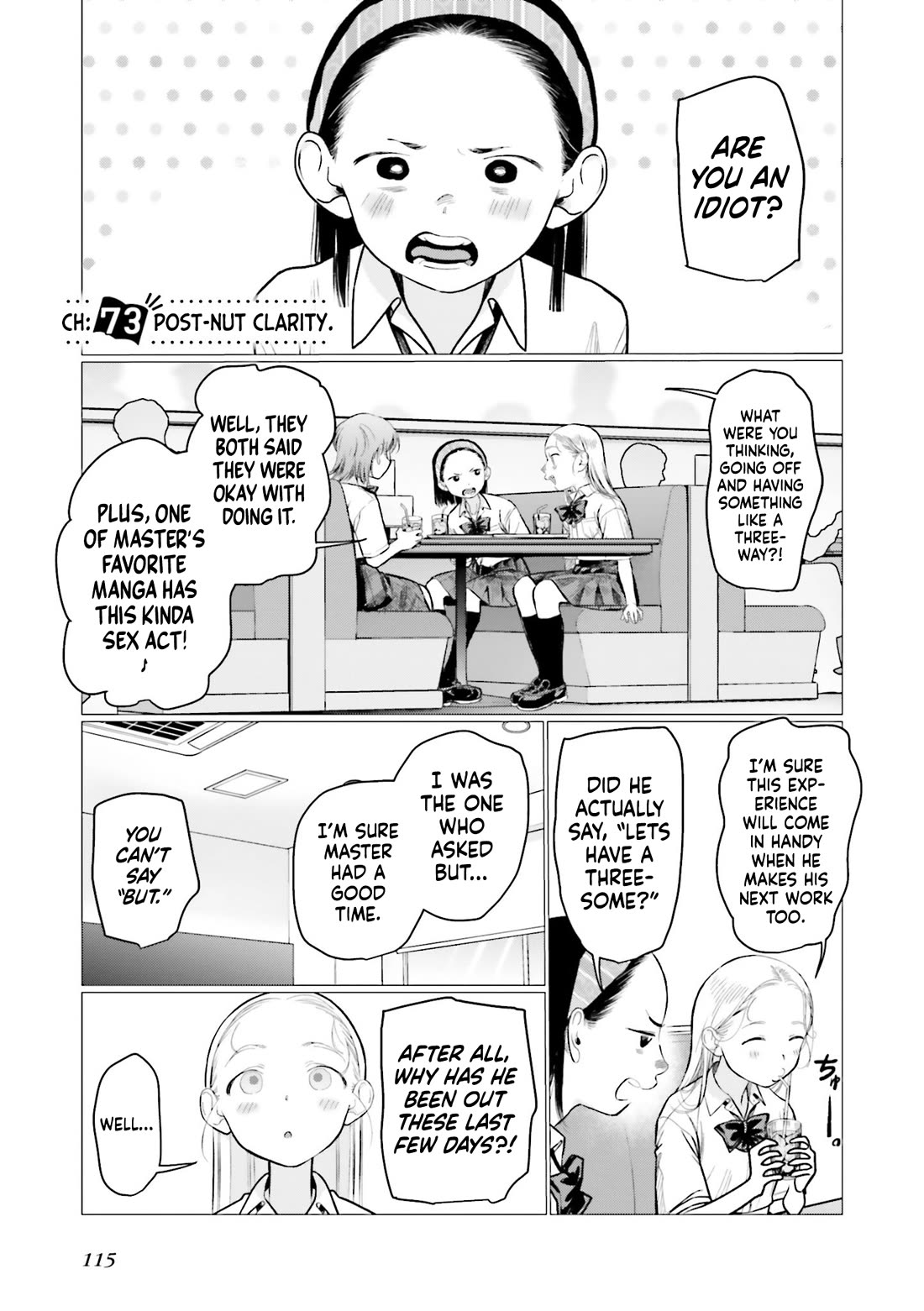 JC Sasha and Her Otaku Classmate Chapter 73 page 1 - Chapter 73: Post-Nut Clarity.