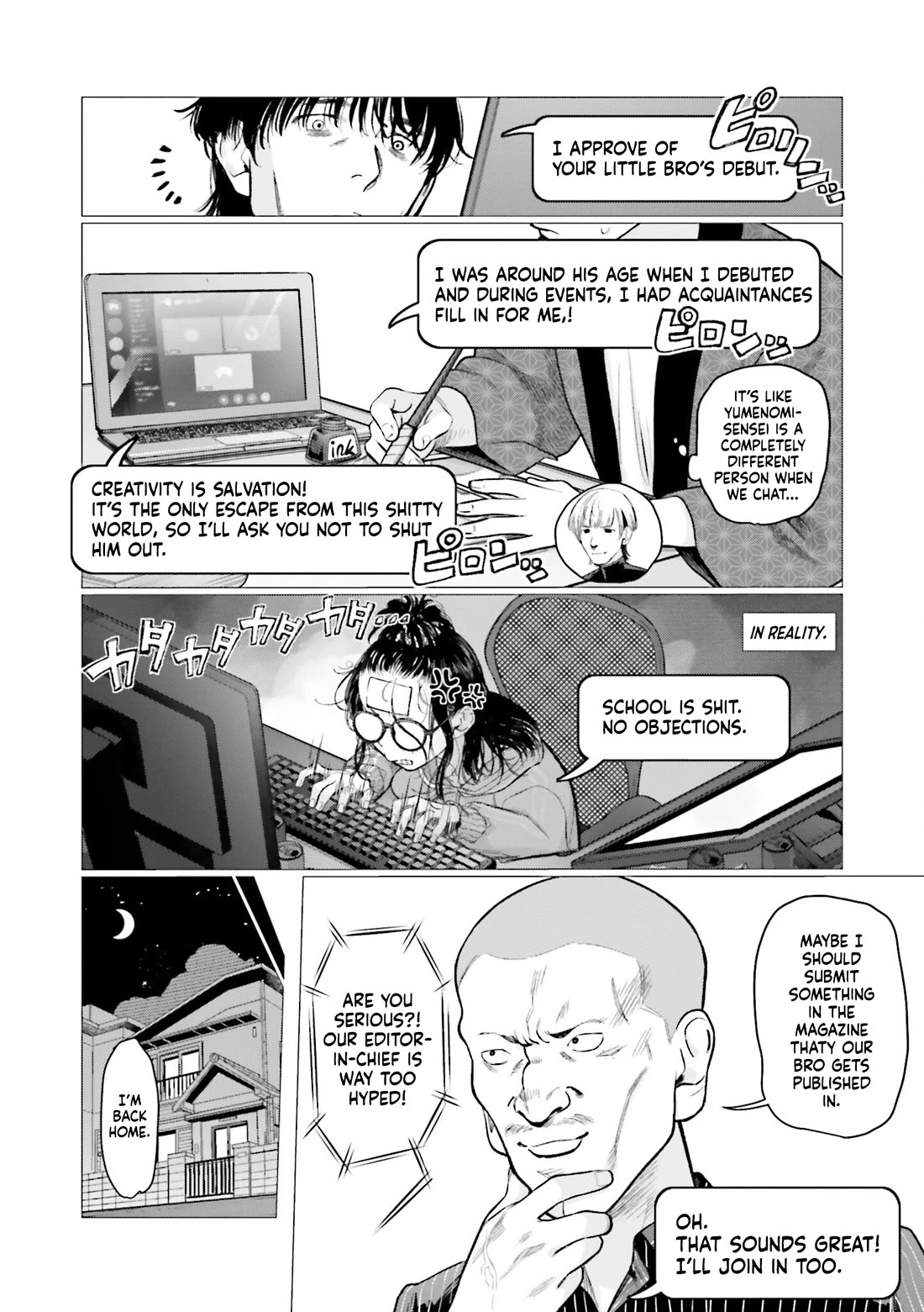JC Sasha and Her Otaku Classmate Chapter 74 page 4 - Chapter 74: Trembling.