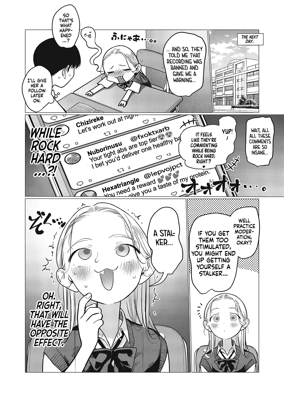JC Sasha and Her Otaku Classmate Chapter 78 page 4 - Chapter 78: Tone Muscles Are Fashionable Your Entire Life.