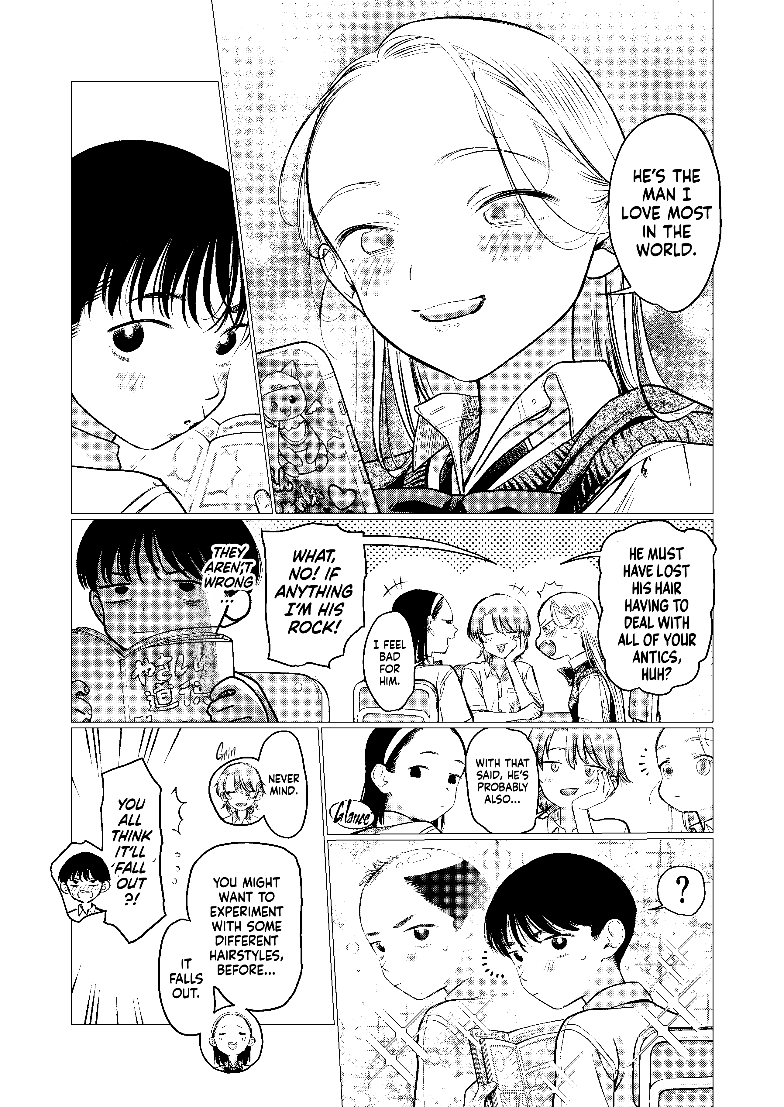 JC Sasha and Her Otaku Classmate Chapter 83 page 2 - Chapter 83: Being Bald Suits A Man.