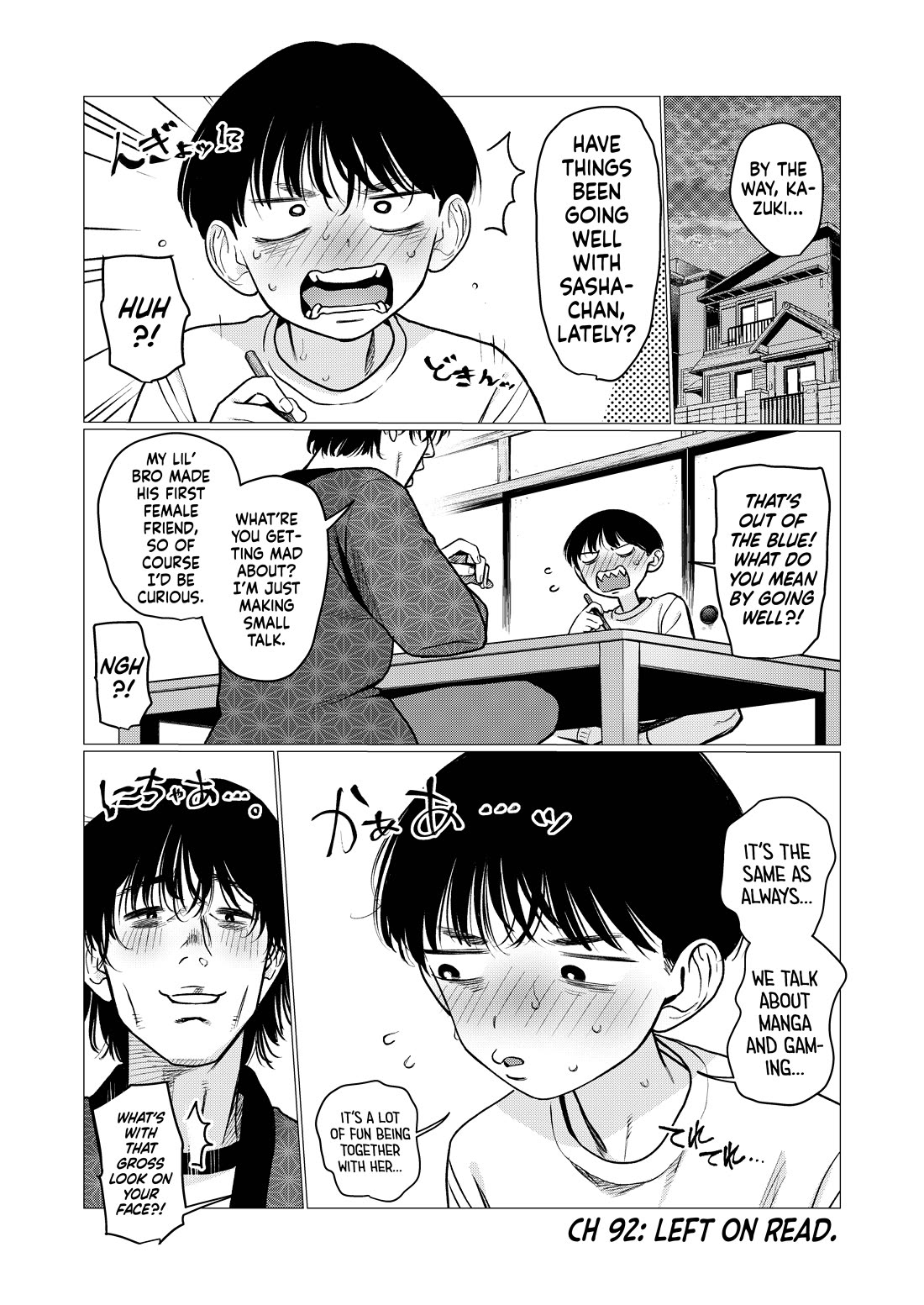 JC Sasha and Her Otaku Classmate Chapter 92 page 1 - Chapter 92: Left on Read.