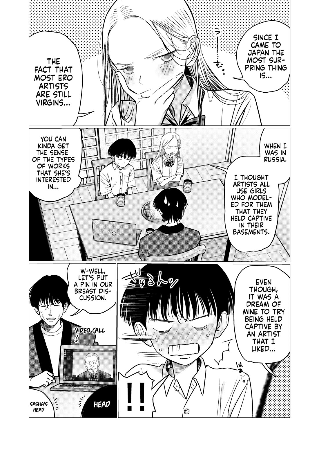JC Sasha and Her Otaku Classmate Chapter 97 page 2 - Chapter 97: Some Breasts Don't Need Experience To Be Drawn.