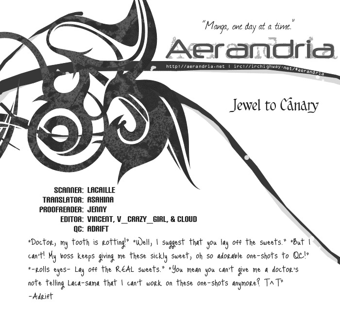 Jewel and Canary Chapter 0 page 2 - Chapter -one-shot: : Read Online