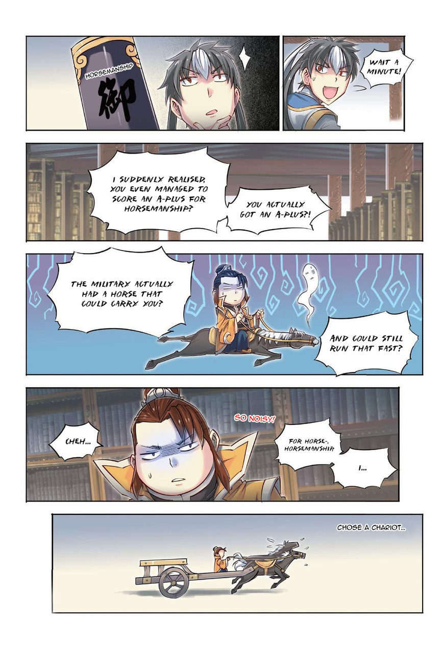 Jiang Ye Chapter 41.1 page 5 - Chapter 41.1 : Miscellaneous Affairs of the Academy: How a fatt ... the horseman...