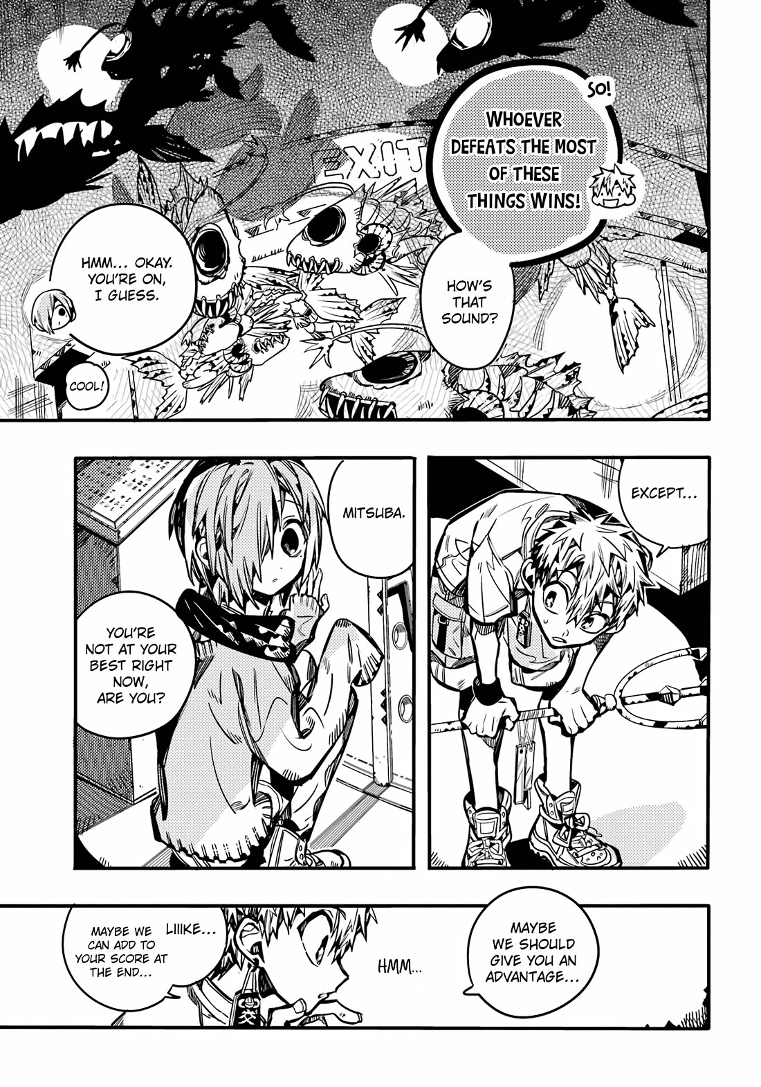 Jibaku Shounen Hanako-kun Chapter 100 page 12 - Chapter 100: Night Out (Part 3)