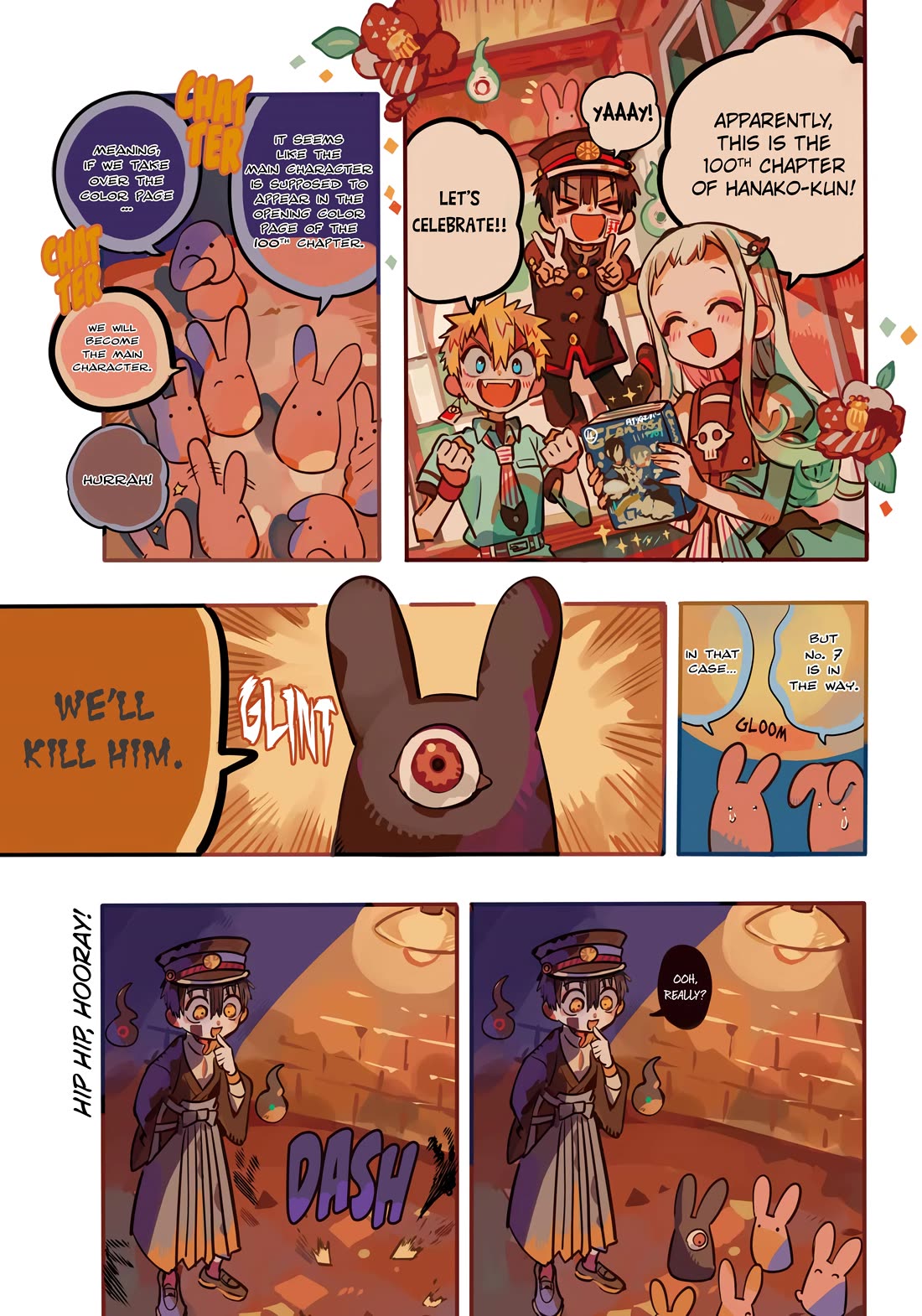 Jibaku Shounen Hanako-kun Chapter 100 page 2 - Chapter 100: Night Out (Part 3)