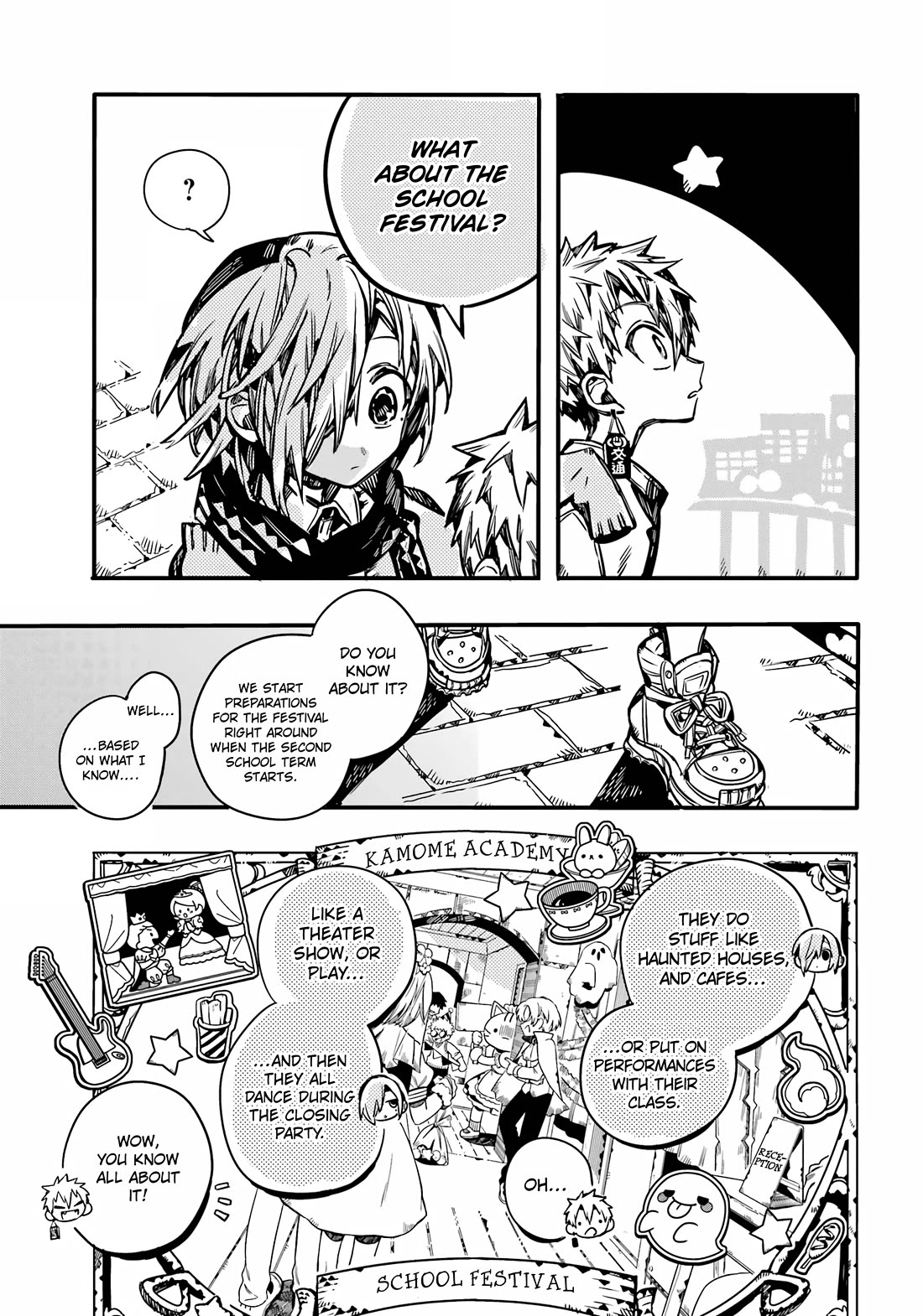 Jibaku Shounen Hanako-kun Chapter 100 page 34 - Chapter 100: Night Out (Part 3)