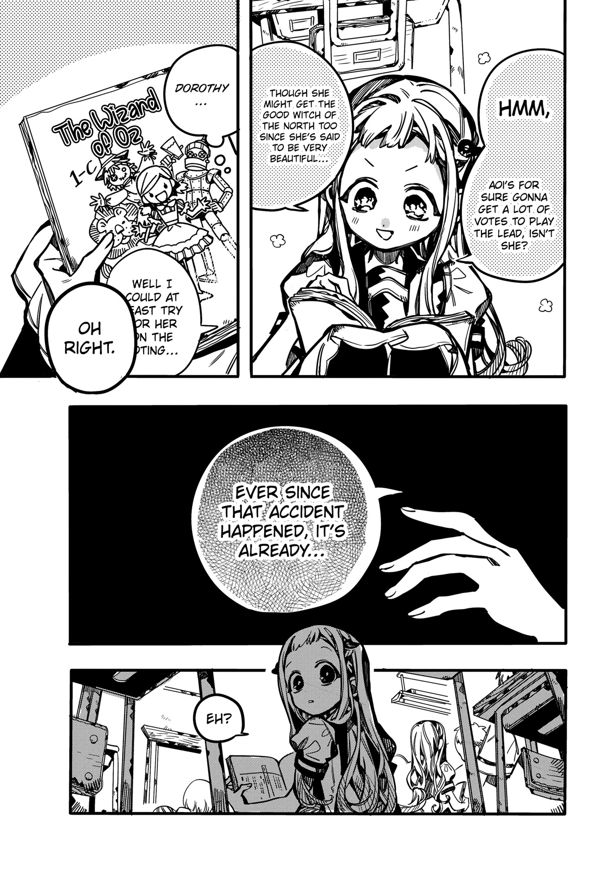 Jibaku Shounen Hanako-kun Chapter 101 page 14 - Chapter 101: Omen (Part 1)
