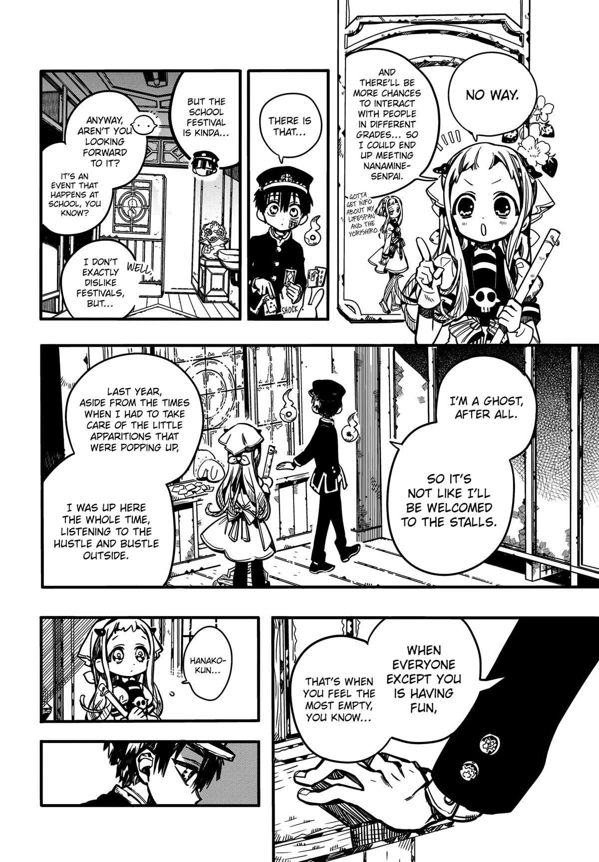 Jibaku Shounen Hanako-kun Chapter 101 page 17 - Chapter 101: Omen (Part 1)