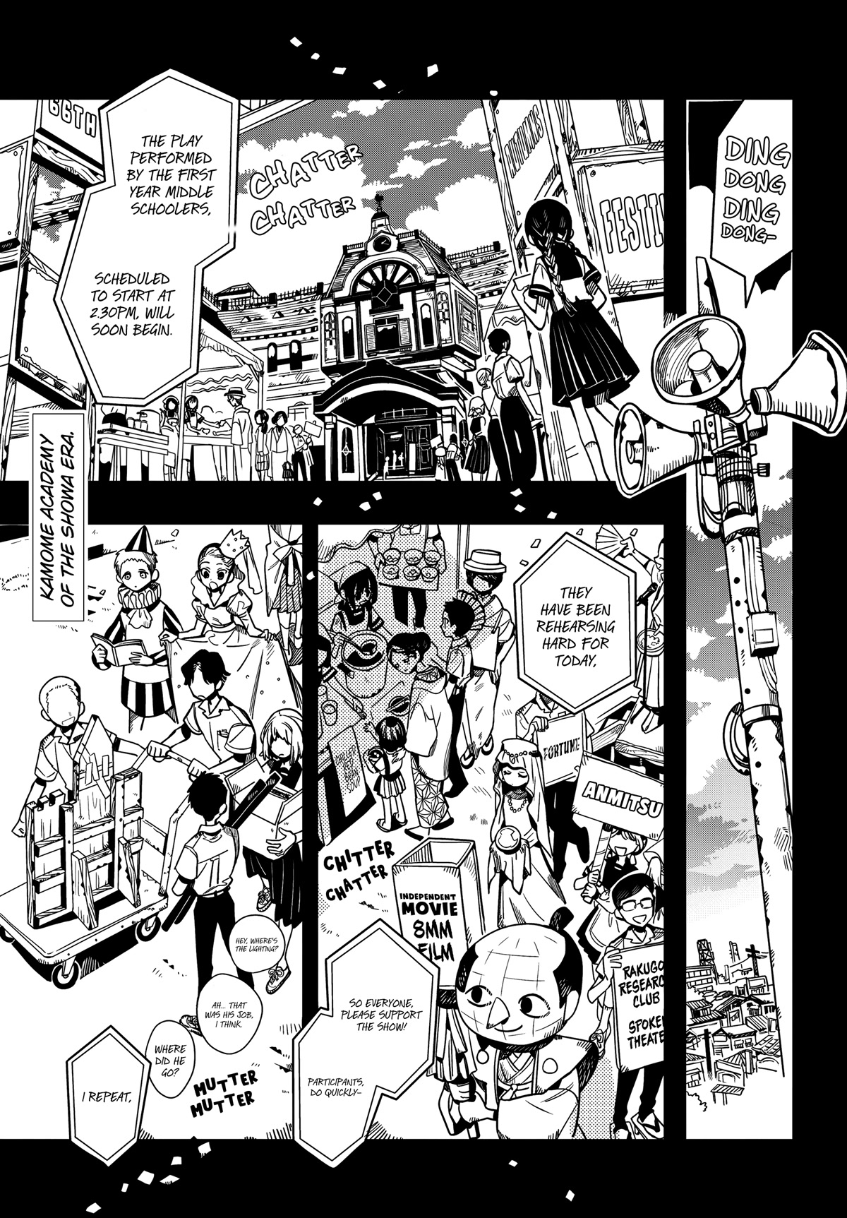 Jibaku Shounen Hanako-kun Chapter 101 page 3 - Chapter 101: Omen (Part 1)