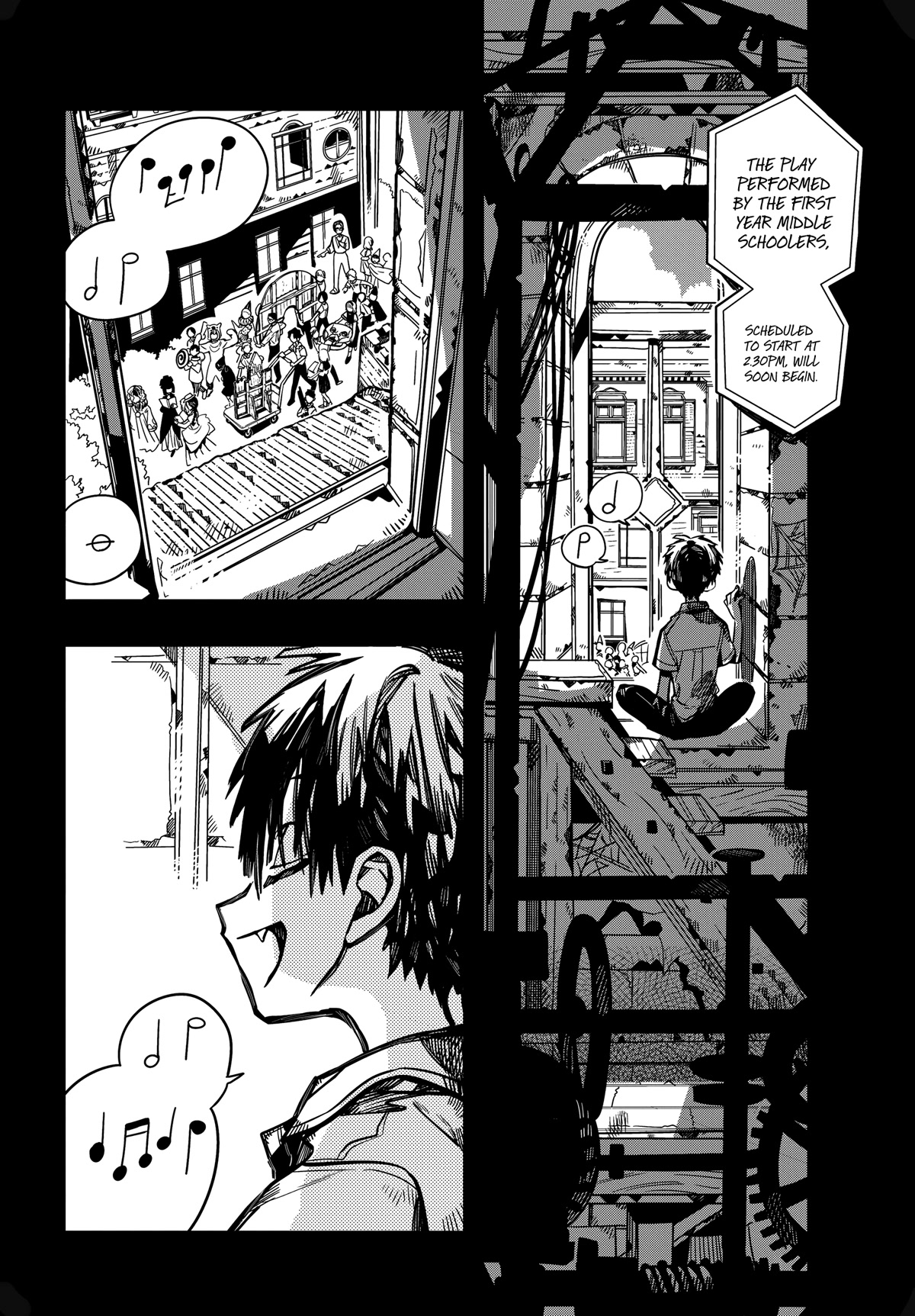 Jibaku Shounen Hanako-kun Chapter 101 page 4 - Chapter 101: Omen (Part 1)