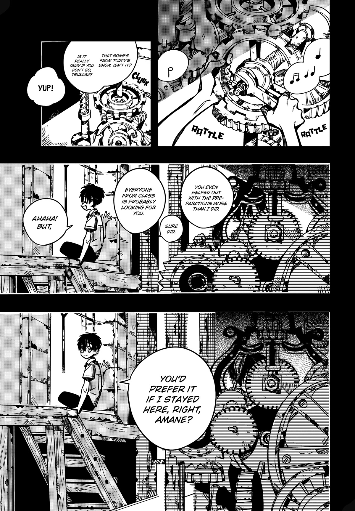 Jibaku Shounen Hanako-kun Chapter 101 page 5 - Chapter 101: Omen (Part 1)