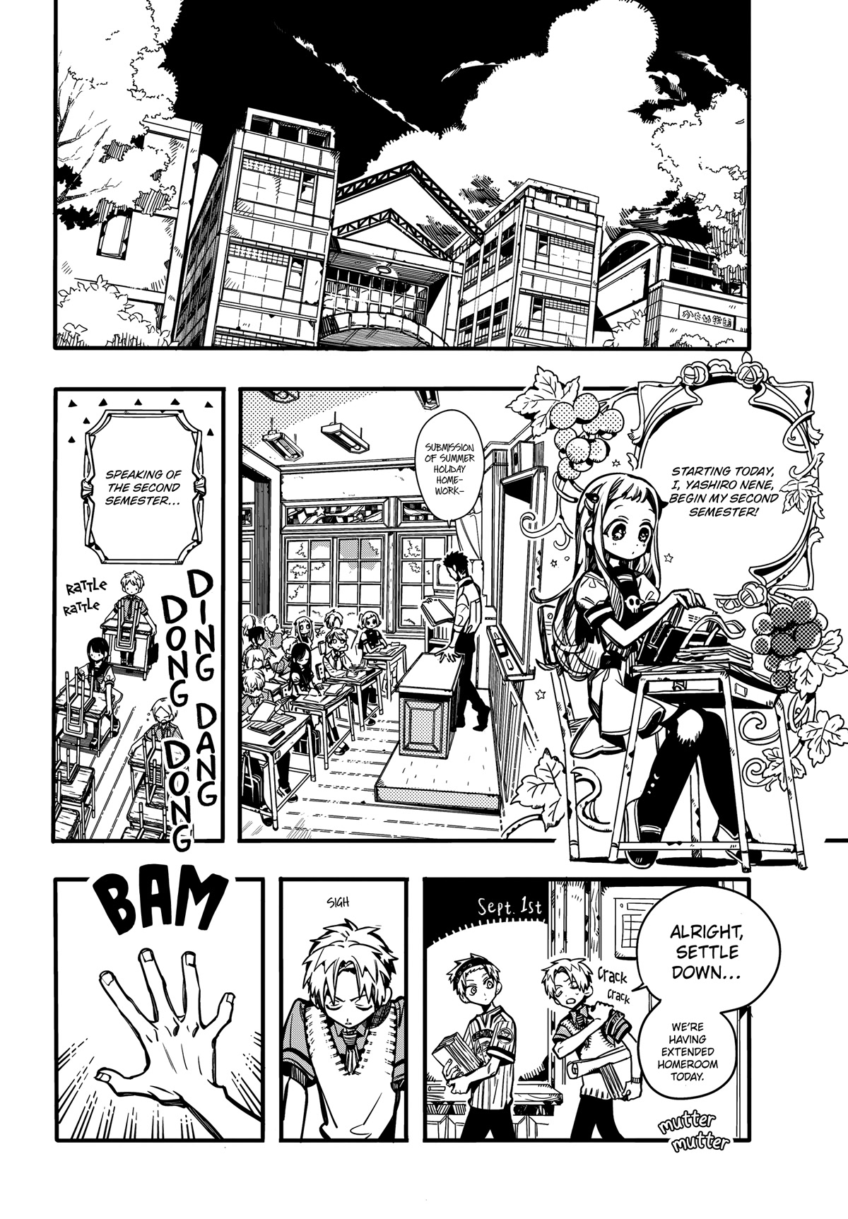 Jibaku Shounen Hanako-kun Chapter 101 page 9 - Chapter 101: Omen (Part 1)