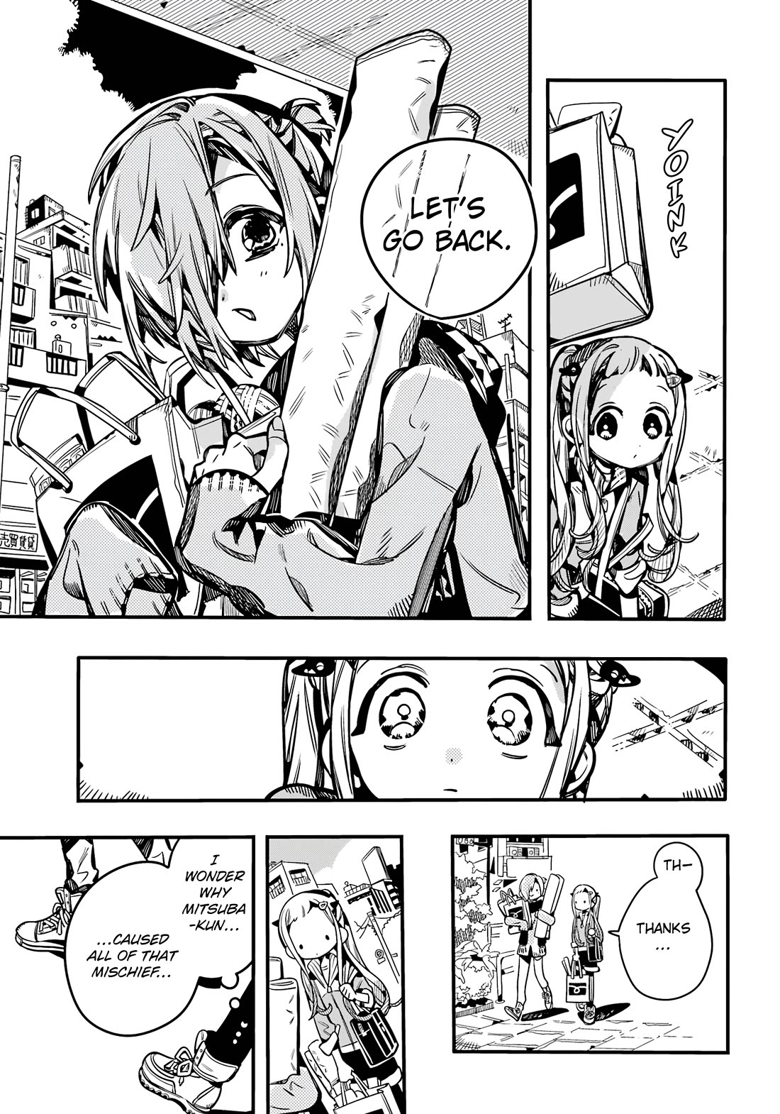 Jibaku Shounen Hanako-kun Chapter 102 page 12 - Chapter 102: Omen (Part 2)