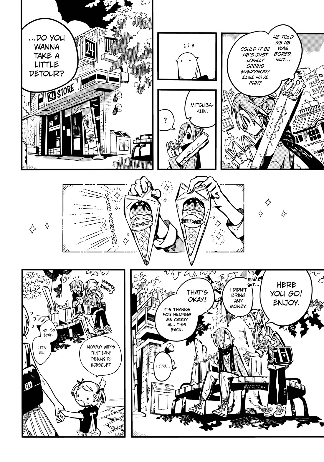 Jibaku Shounen Hanako-kun Chapter 102 page 13 - Chapter 102: Omen (Part 2)