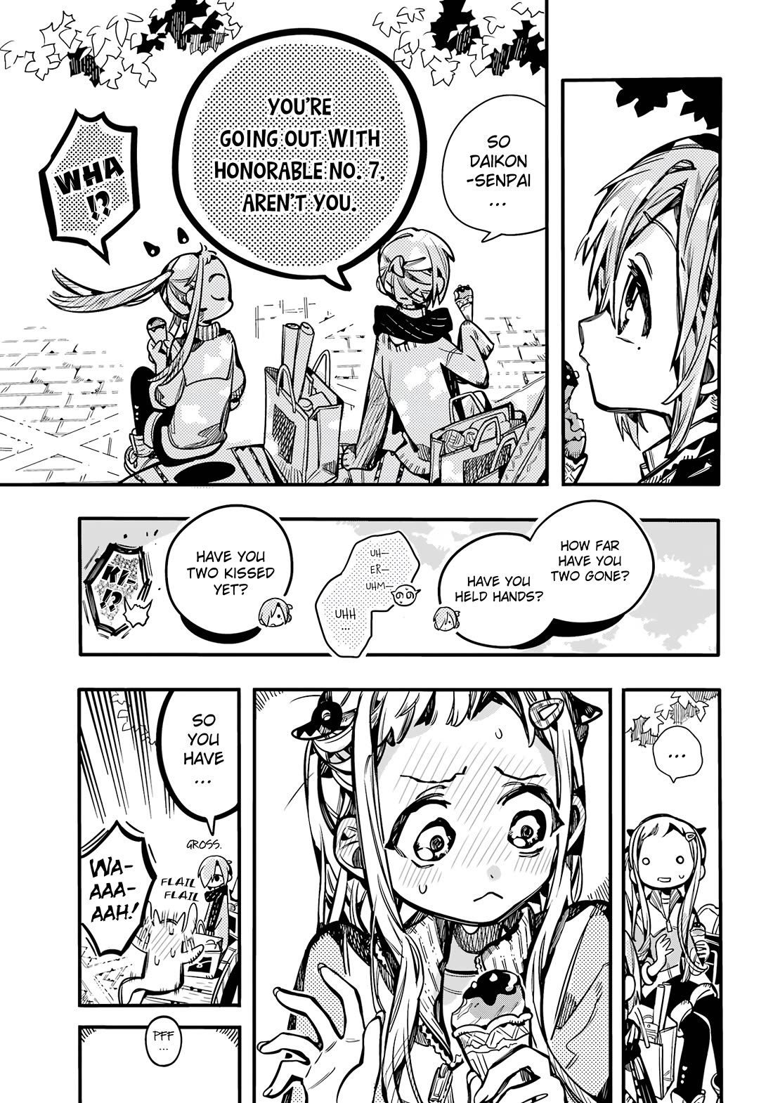 Jibaku Shounen Hanako-kun Chapter 102 page 14 - Chapter 102: Omen (Part 2)