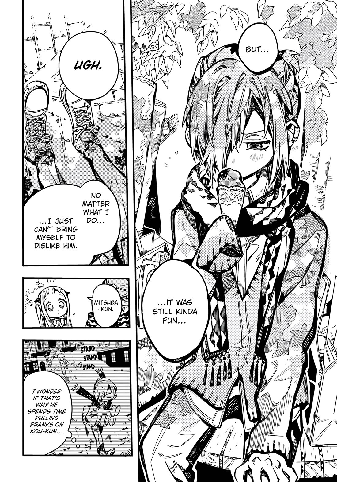 Jibaku Shounen Hanako-kun Chapter 102 page 17 - Chapter 102: Omen (Part 2)