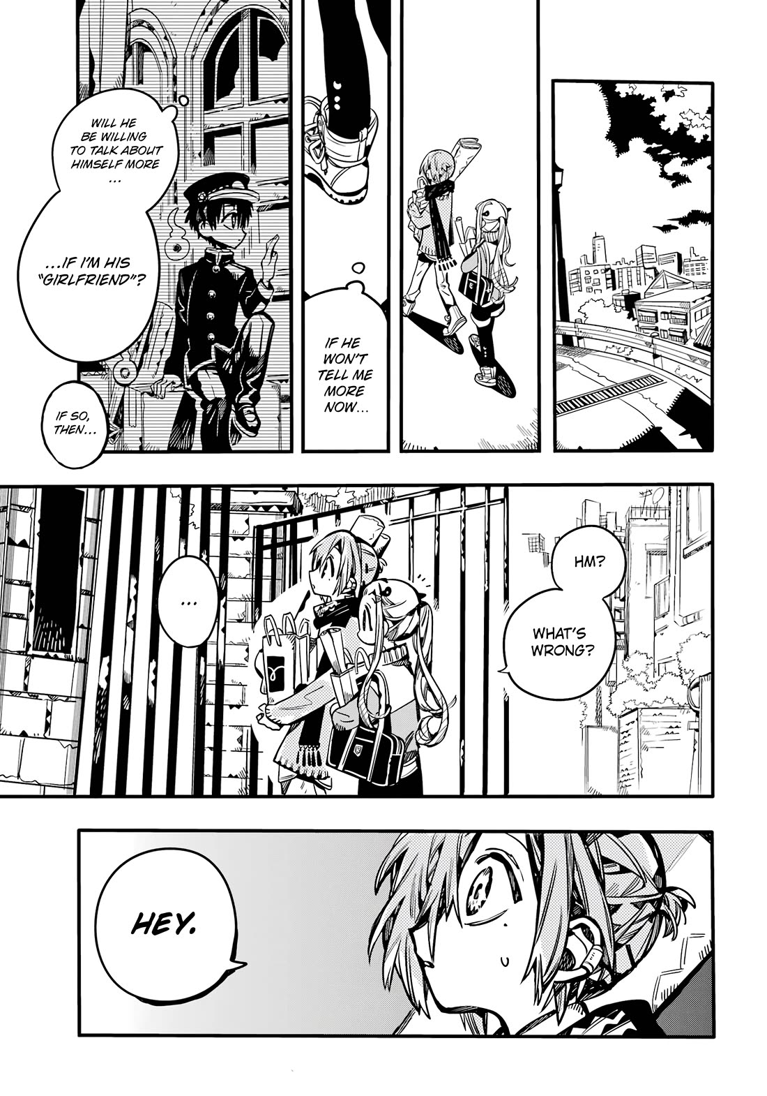 Jibaku Shounen Hanako-kun Chapter 102 page 22 - Chapter 102: Omen (Part 2)