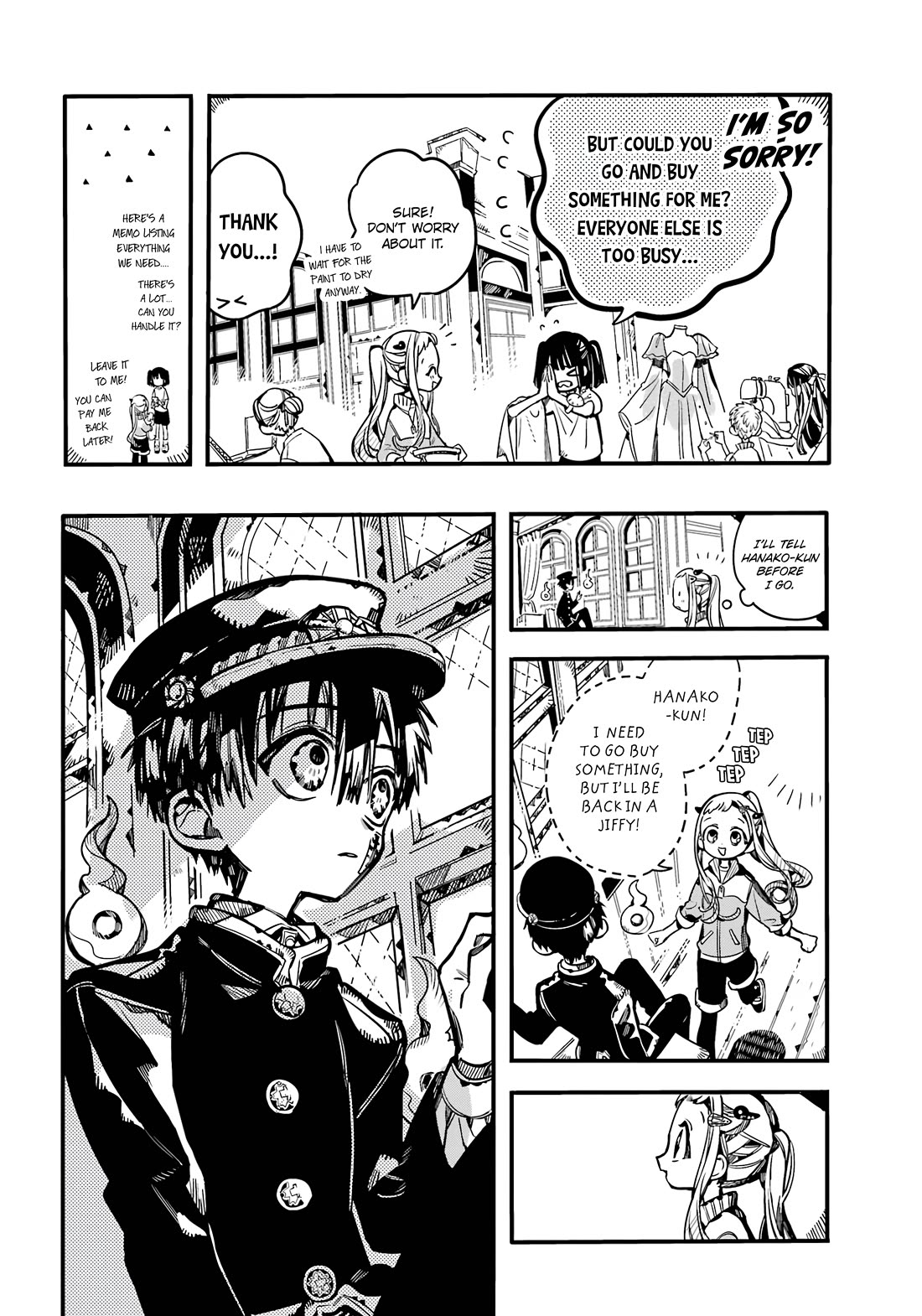 Jibaku Shounen Hanako-kun Chapter 102 page 3 - Chapter 102: Omen (Part 2)