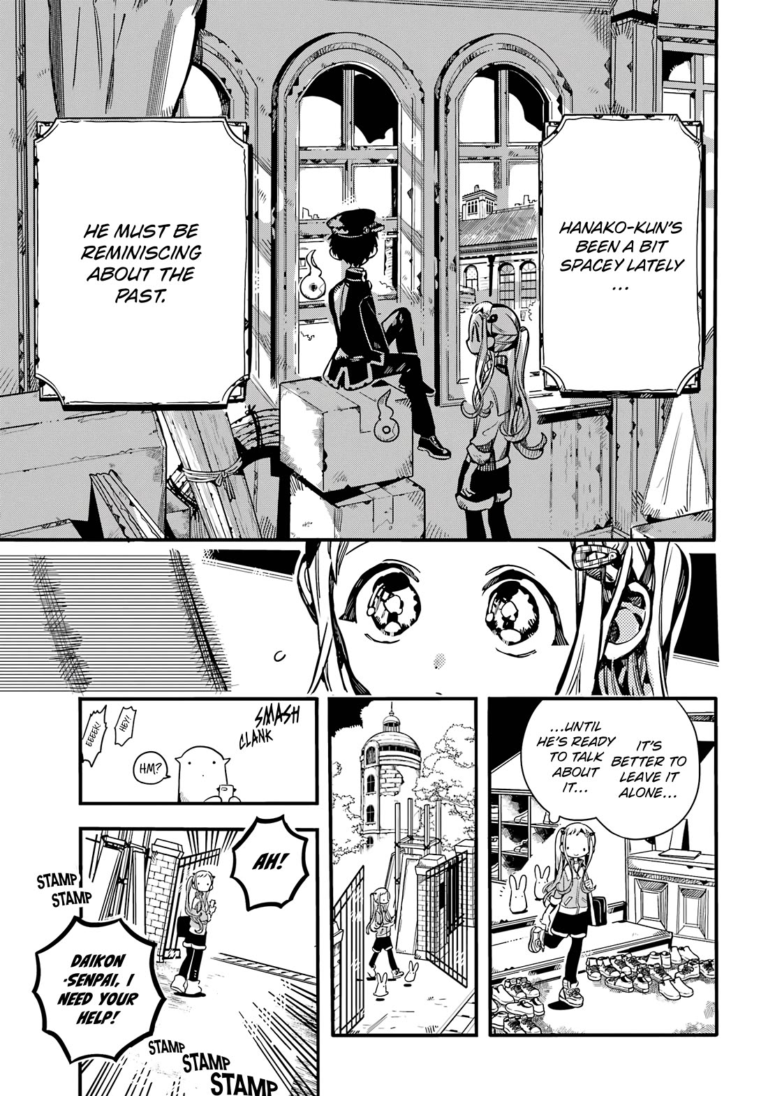 Jibaku Shounen Hanako-kun Chapter 102 page 4 - Chapter 102: Omen (Part 2)