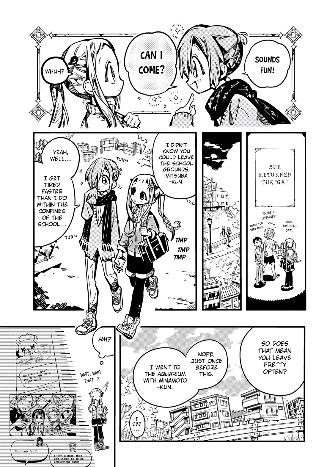 Jibaku Shounen Hanako-kun Chapter 102 page 8 - Chapter 102: Omen (Part 2)