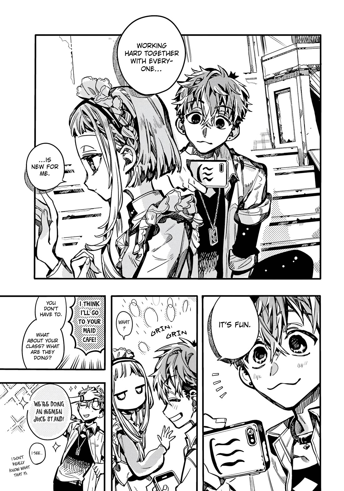 Jibaku Shounen Hanako-kun Chapter 103 page 28 - Chapter 103: Omen (Part 3)