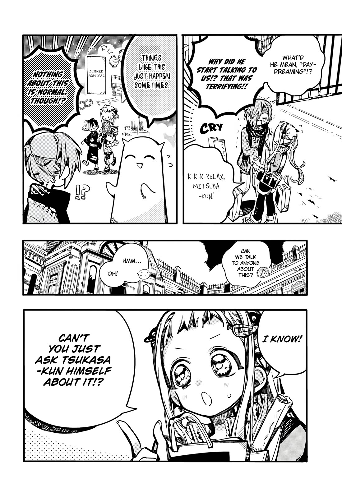 Jibaku Shounen Hanako-kun Chapter 103 page 5 - Chapter 103: Omen (Part 3)