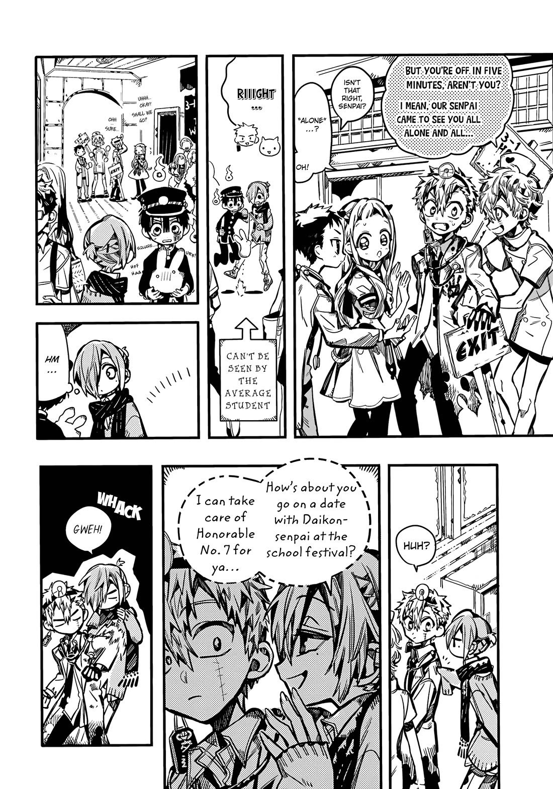 Jibaku Shounen Hanako-kun Chapter 104 page 7 - Chapter 104: School Festival (Part 1)