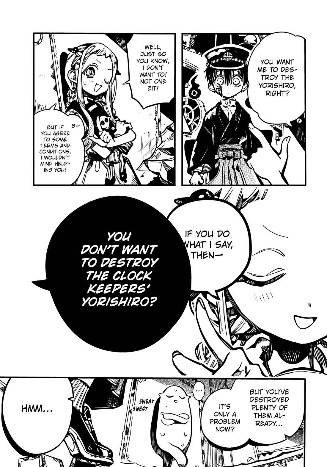 Jibaku Shounen Hanako-kun Chapter 106 page 15 - Chapter 106: Mismatched