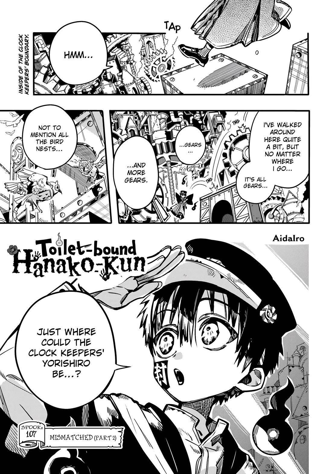 Jibaku Shounen Hanako-kun Chapter 107 page 2 - Chapter 107: Mismatched (Part 2)