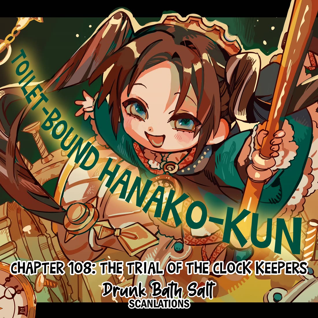 Jibaku Shounen Hanako-kun Chapter 108 page 1 - Chapter 108: The Trial of the Clock Keepers