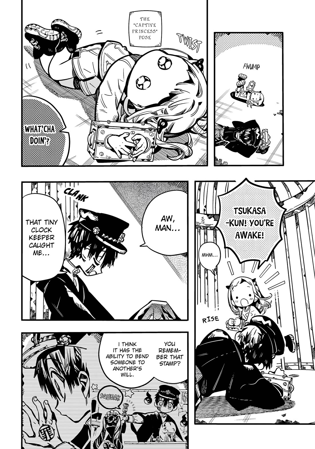 Jibaku Shounen Hanako-kun Chapter 108 page 11 - Chapter 108: The Trial of the Clock Keepers