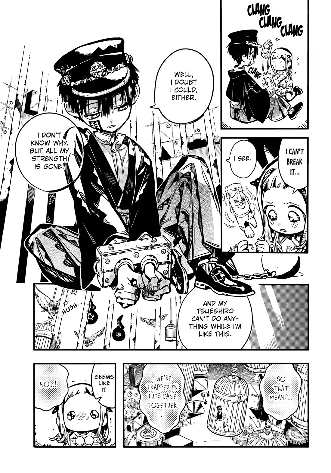 Jibaku Shounen Hanako-kun Chapter 108 page 12 - Chapter 108: The Trial of the Clock Keepers