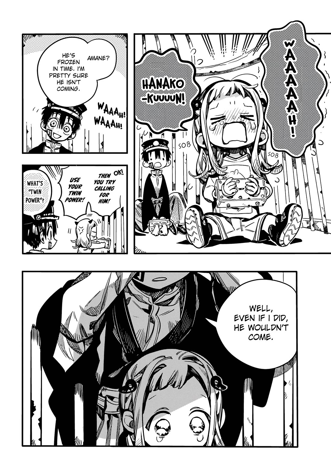 Jibaku Shounen Hanako-kun Chapter 108 page 13 - Chapter 108: The Trial of the Clock Keepers