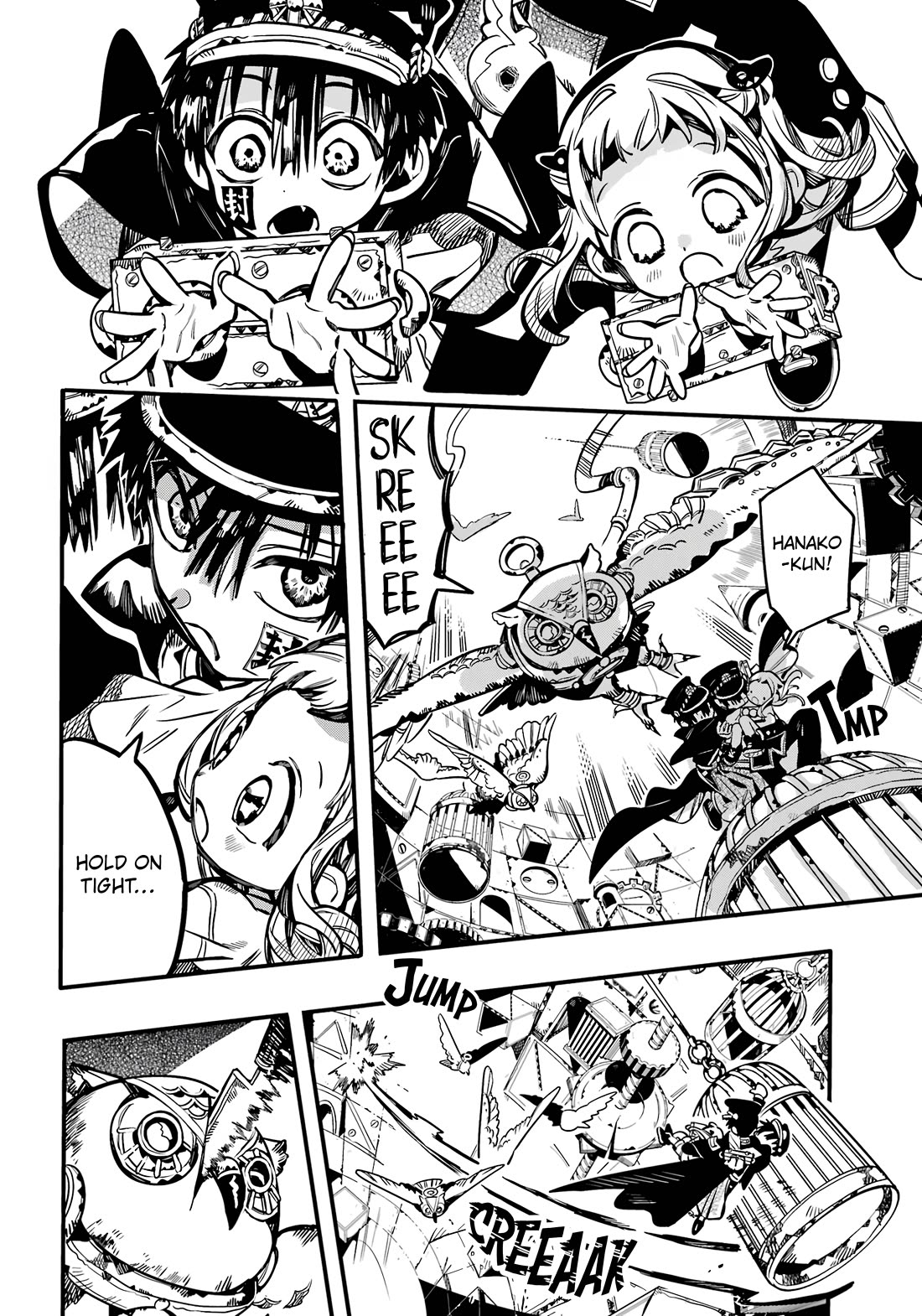Jibaku Shounen Hanako-kun Chapter 108 page 22 - Chapter 108: The Trial of the Clock Keepers