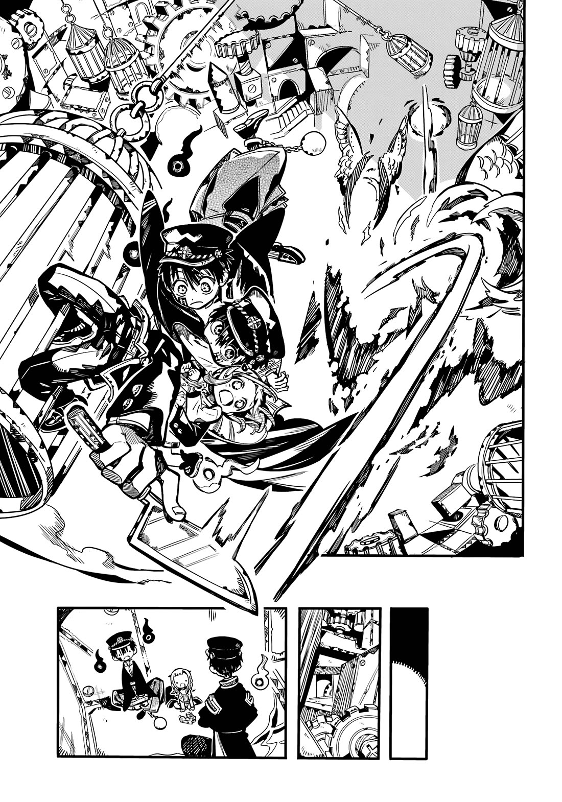 Jibaku Shounen Hanako-kun Chapter 108 page 23 - Chapter 108: The Trial of the Clock Keepers