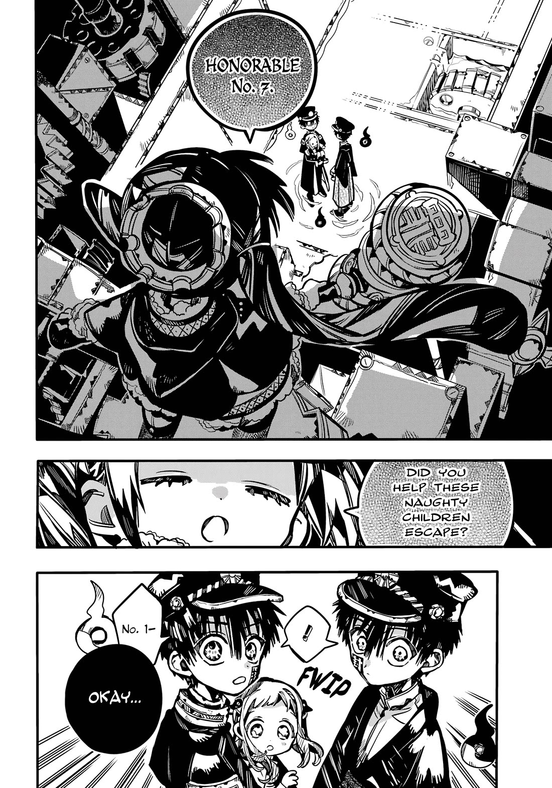 Jibaku Shounen Hanako-kun Chapter 108 page 28 - Chapter 108: The Trial of the Clock Keepers